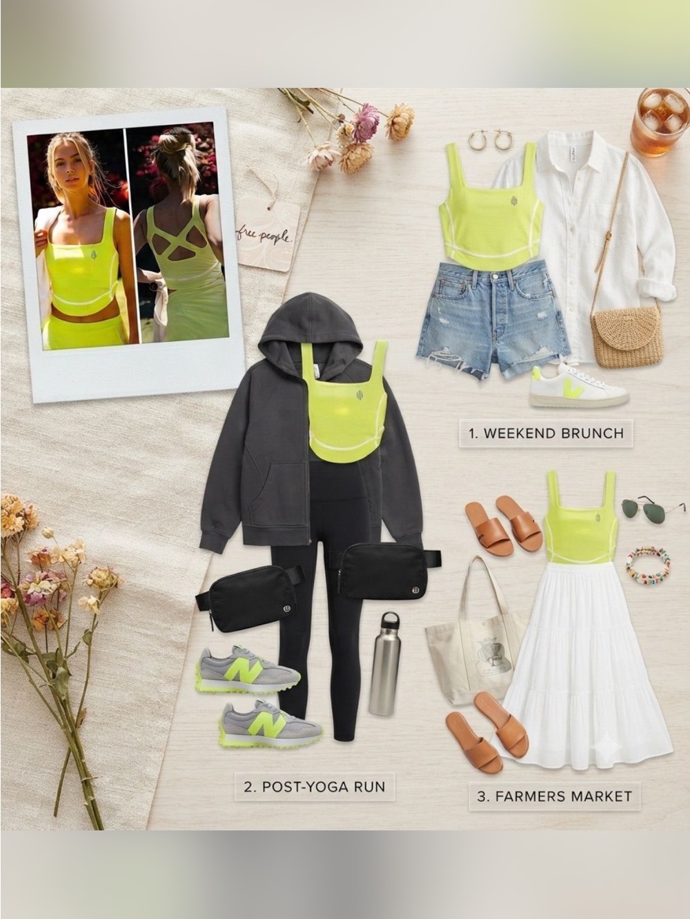Free people sports bra| crop top